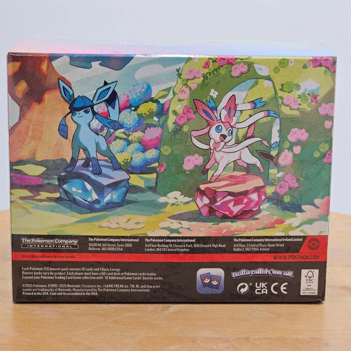 Prismatic Evolutions Mini Tin Display