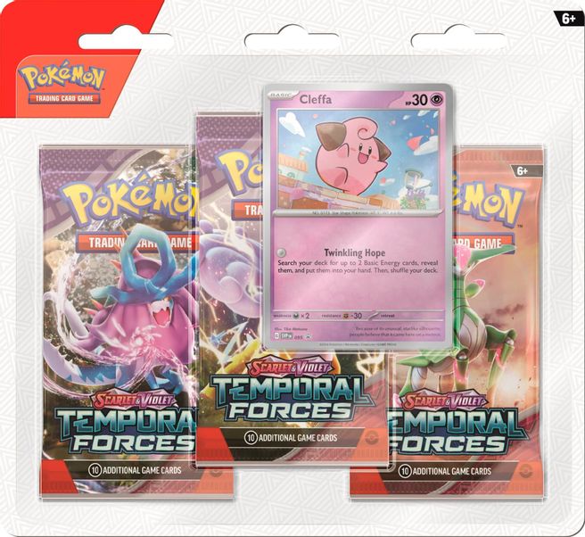 Two Pack! = Temporal Forces 3 Pack Blister [Cyclizar & Cleffa]