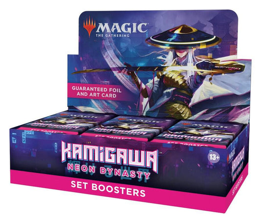 Kamigawa Neon Dynasty Set Booster Display