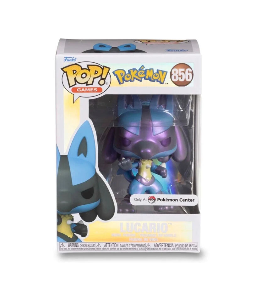 Lucario Pearlescent Pop! Vinyl Figure by Funko - from the Pokemon Center