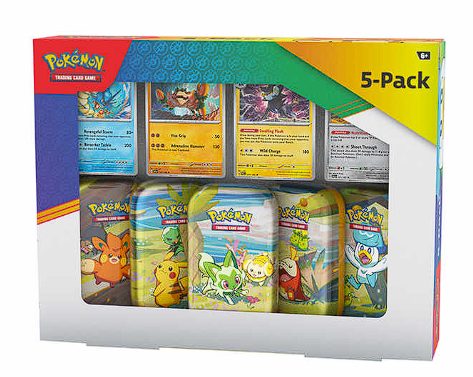 Series 5-pack Mini Tins + 4 Promo Cards